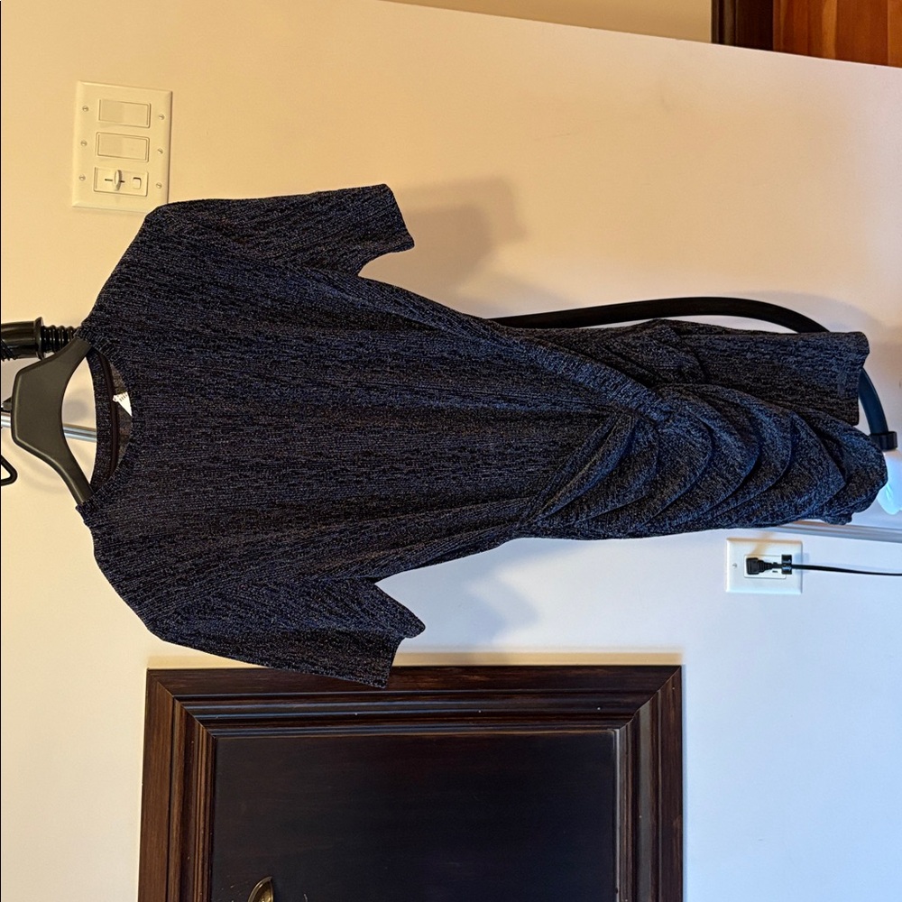 Mango Shimmering Midnight Dress